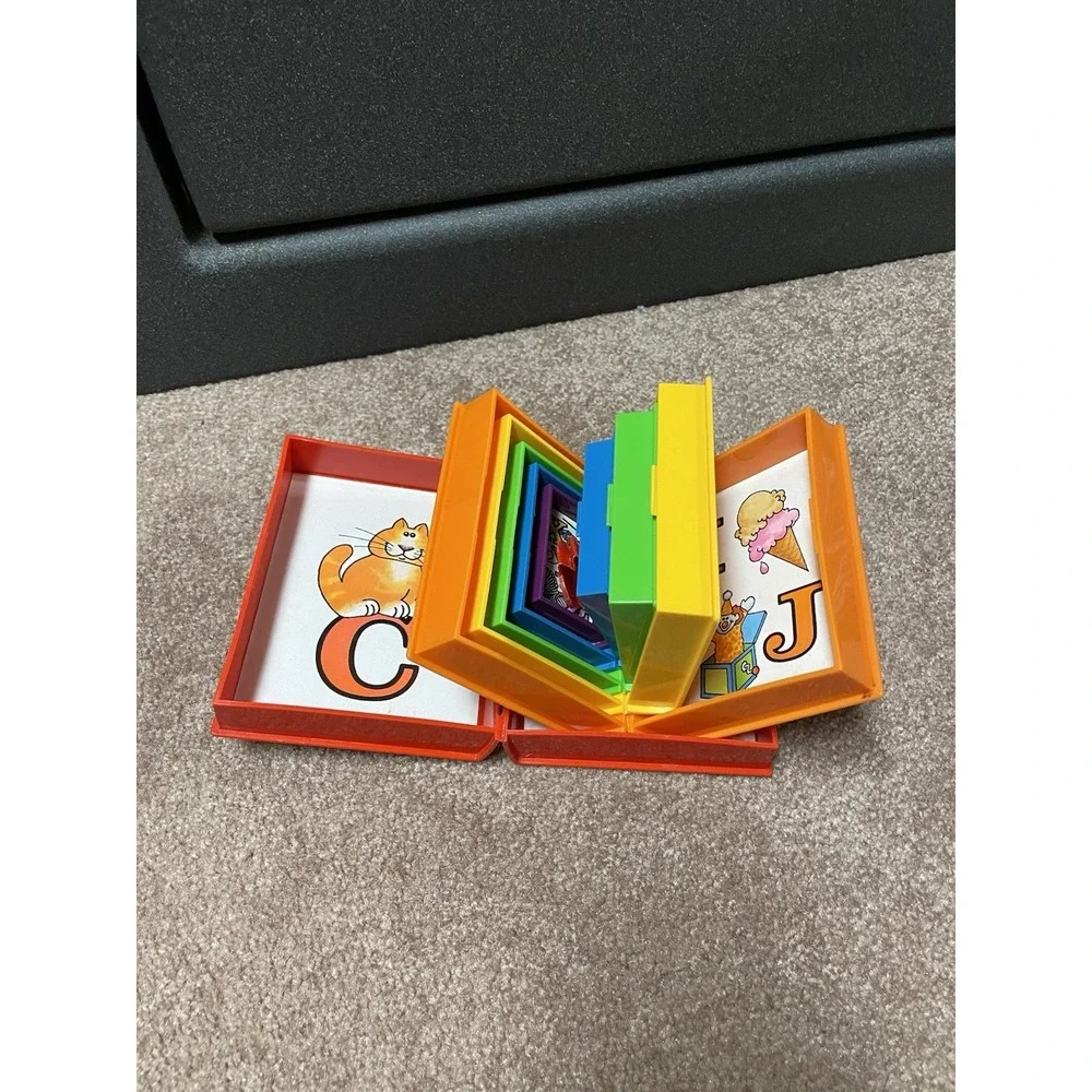 Tupperware Tuppertoys Bookworm Nesting Alphabet Books Full Set‎ Vintage 1987 USA